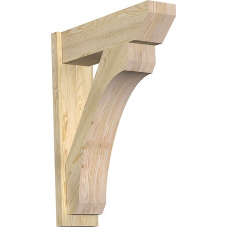 Ekena Millwork Legacy Slat Rough Sawn Outlooker, Douglas Fir, 8"W x 28"D x 36"H OUT08X28X36LEC06RDF